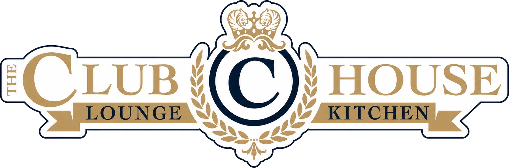 The Clubhouse Lounge + Kitchen horizontal logo